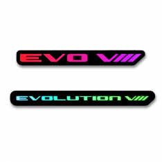 Lit Logos 2003-2005 Mitsubishi Evo 8 RGB Badge